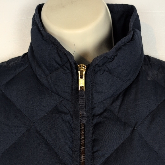 J. Crew Factory Quilted Down and Feather Vest - Picture 2 of 12